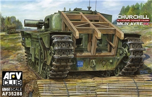 British Army Churchill Mk IV AVRE Heavy Tank w/Fascine Carrier Frame
