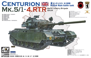British Army Centurion Tank Mk 5/1 4 RTR Berlin Infantry Brigade BAOR
