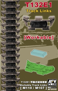 US Army T132E1 Workable Track Link for M110/M107