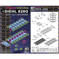 Diehl 828G quick-assembly workable track links for M110 series