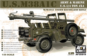 US Army M38A1C Jeep w/Recoilless Rifle