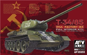Soviet Army T-34/85 1944 Factory No.183 w/Transp Turret Medium Tank