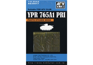 Photo-etch Mesh For YPR765A1 PRI