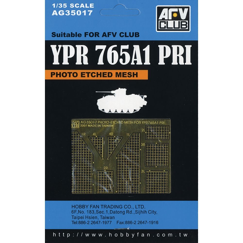 Photo-etch Mesh For YPR765A1 PRI