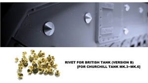 Brass Rivets for Churchill Mk III/VI