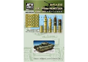 British 95mm Howitzer Ammo Set (brass)