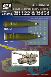 US M1122 & M454 155mm Artillery Shells (Aluminium)