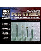 US PGK Series 155mm Artillery Shells (aluminium)