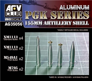 US PGK Series 155mm Artillery Shells (Aluminium)