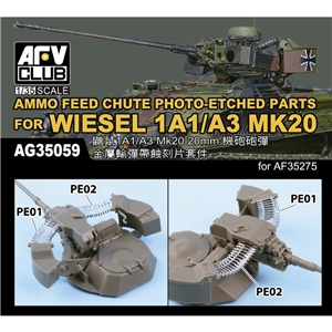 PKAG35059 Ammo Feed Chute PE for Wiesel 1A1/A3 Mk 20