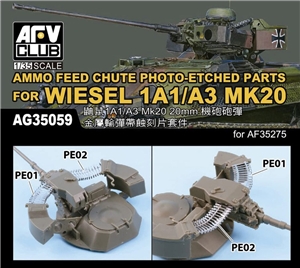 Ammo Feed Chute PE for Wiesel 1A1/A3 Mk 20