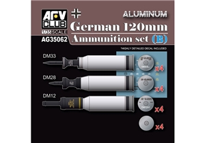 Modern German 120mm Tank Ammunition Set B (aluminium)
