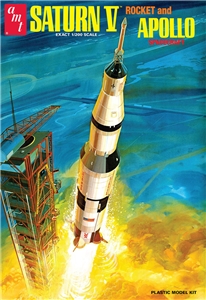 PKAMT1174 Saturn V Rocket & Apollo Spacecraft