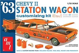 PKAMT1201 1963 Chevy II Station Wagon w/ Trailer