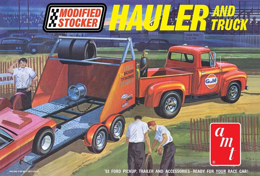 1953 Ford Pickup Truck Modified Stocker Hauler (Gulf)