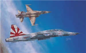 US Navy F-5F Tiger II VFC-111 Sundowners 'Shark Nose' Fighter Aircraft