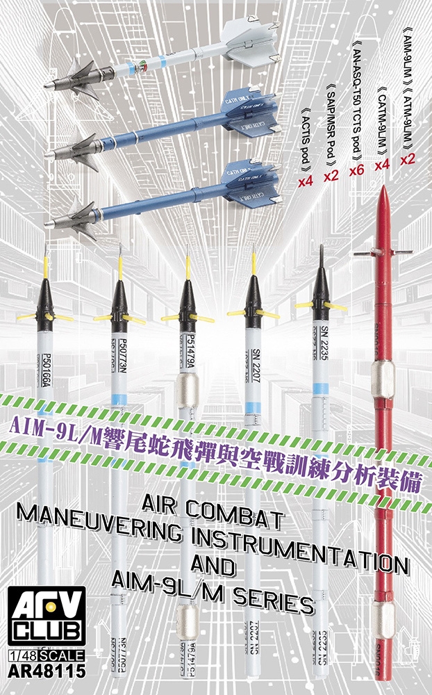 NATO Air Combat Manoeuvring Instrumentation & AIM-9L/M Missiles