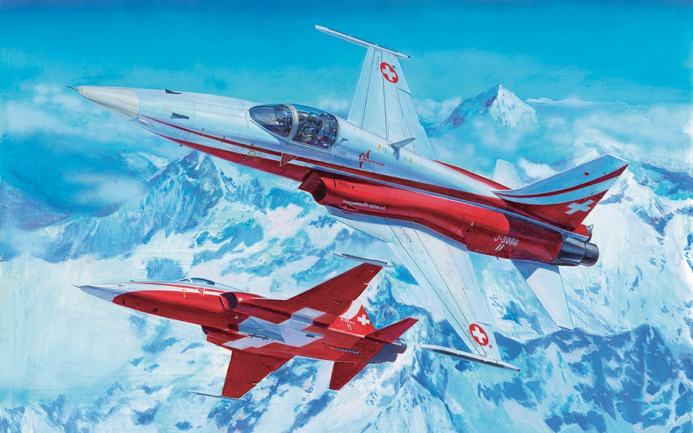 Swiss & Austrian Air Forces F-5E Fighter Aircraft