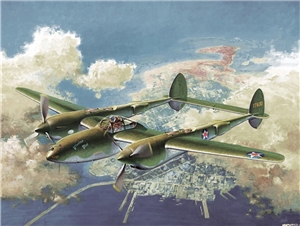 US Air Force P-38F  Glacier Girl  Fighter Aircraft