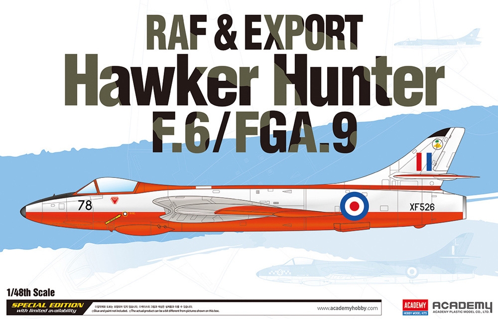 Hawker Hunter (RAF & Export versions) Fighter Aircraft