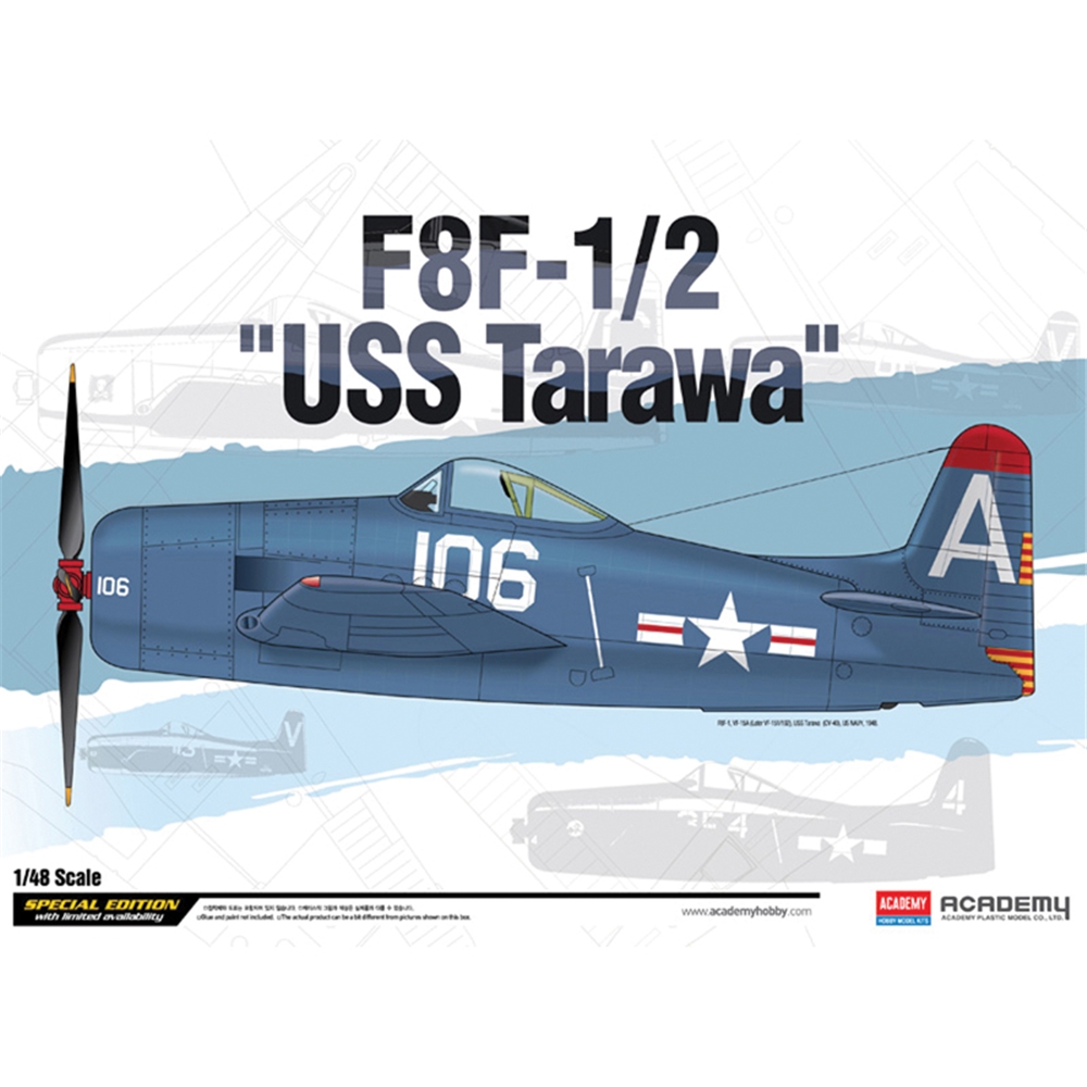 1/48 F8F-1/2 "USS Tarawa" LE: