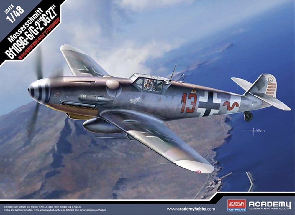 German Air Force Messerschmitt Bf 109G-6/G-2  JG 27  Fighter Aircraft