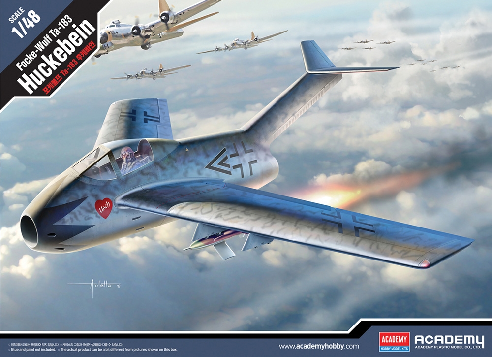 German Air Force Focke-Wulf Ta 183 Huckebein Fighter Aircraft