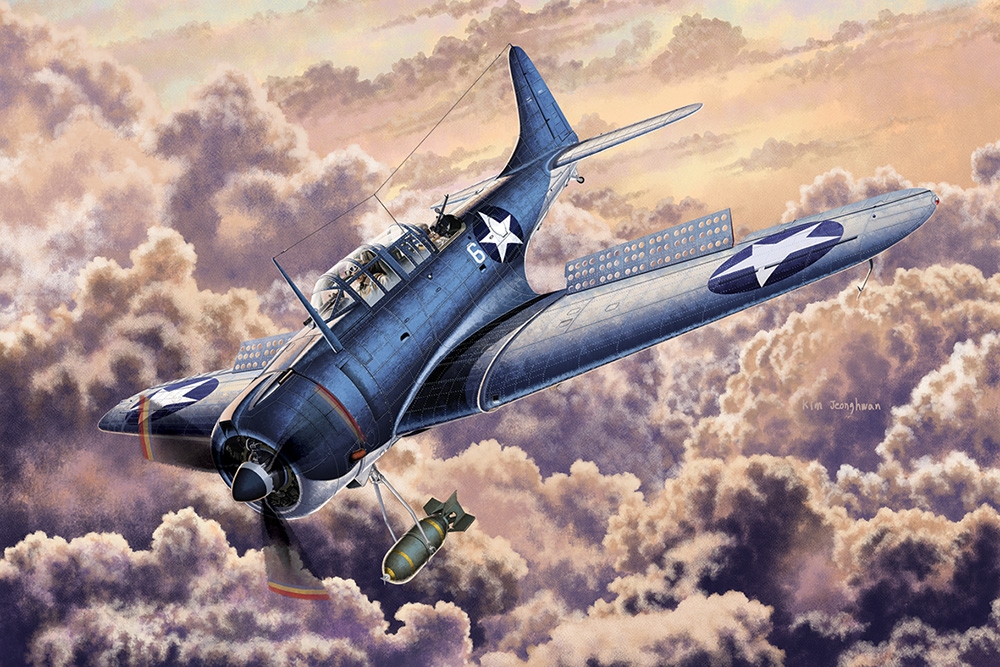 US Navy SBD-2 Dauntless “Midway” Dive Bomber Aircraft