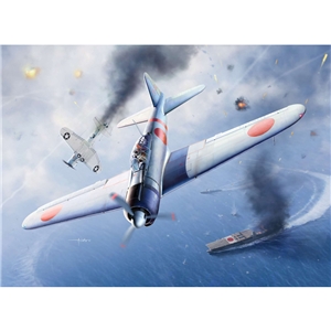 Japanese Navy A6M2b Zero Fighter Model 21 "Battle of Midway"