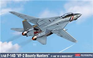 PKAY12370 US Navy F-14D “VF-2 Bounty Hunters” Fighter Aircraft (AMK)