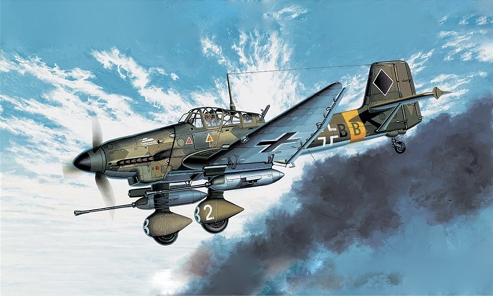 German Air Force Junkers Ju-87G Stuka Fighter Aircraft