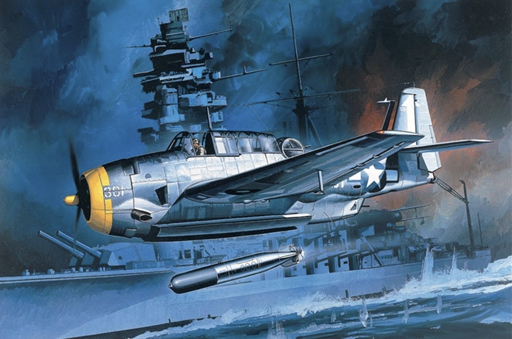 US Navy TBF-1 Avenger Torpedo Bomber Aircraft