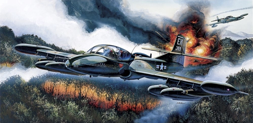 US Army A-37B Dragon Fly Light Attack Aircraft
