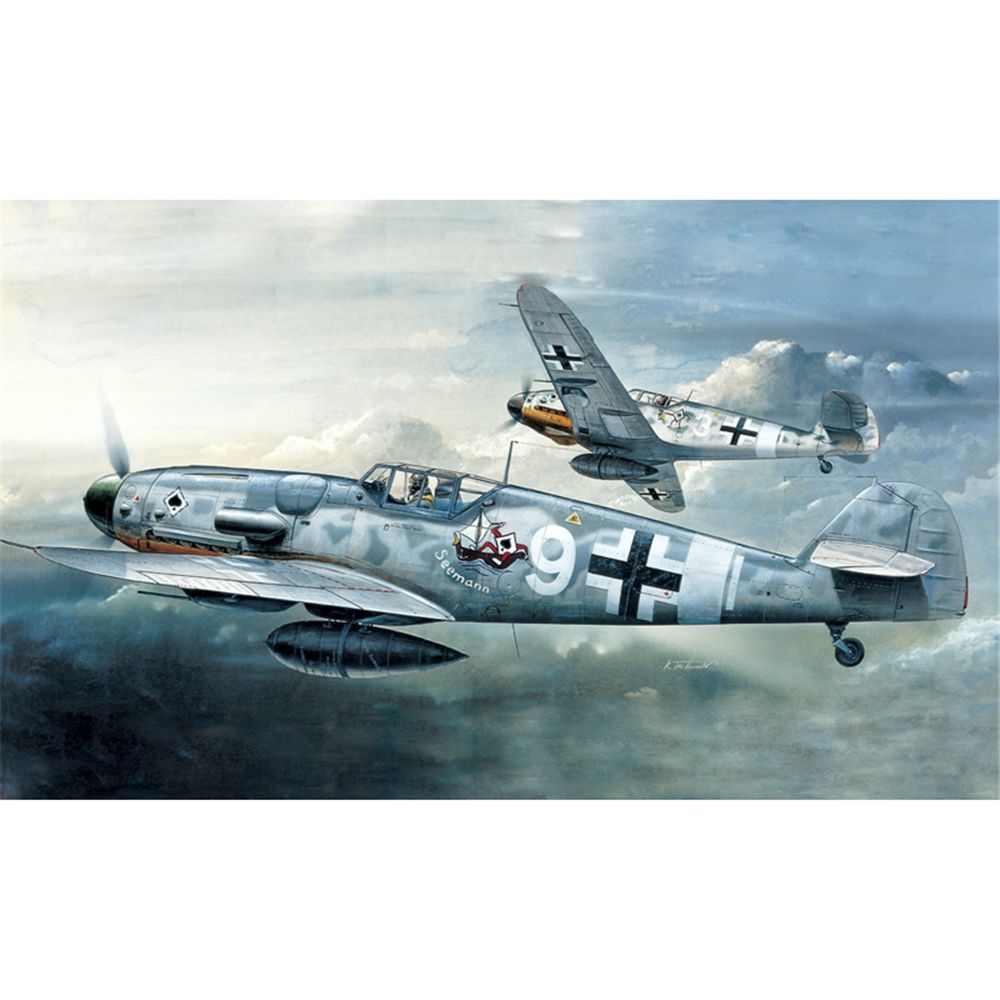 German Air Force Messerschmitt Bf 109G Fighter Aircraft