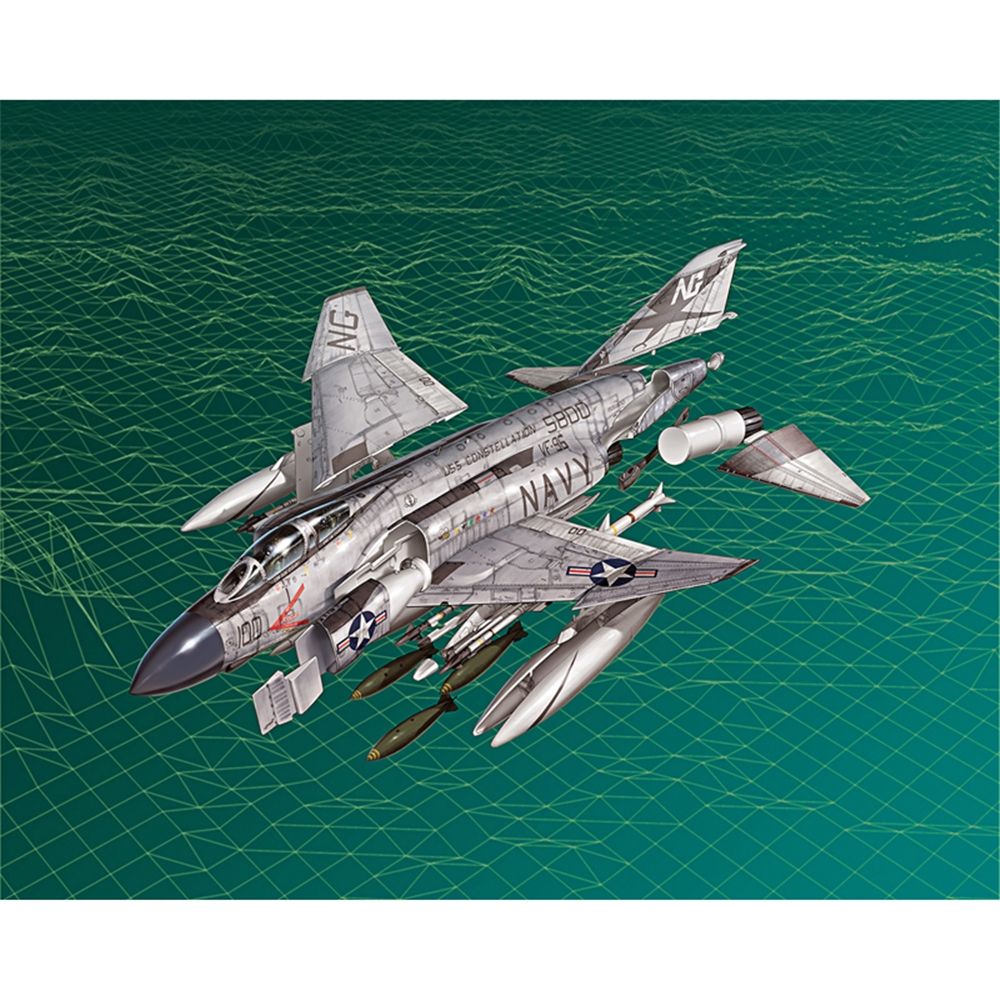 US Navy F-4J Phantom  Showtime 100  Fighter Aircraft