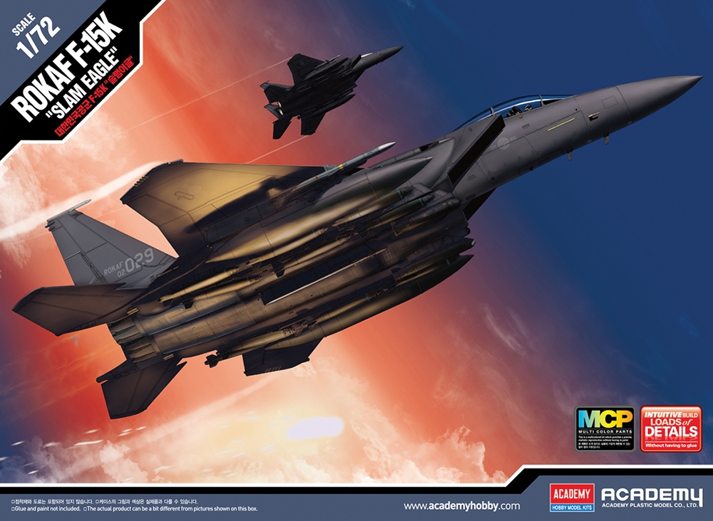 Korean Air Force F-15K Slam Eagle Fighter Aircraft MCP Snap Fit