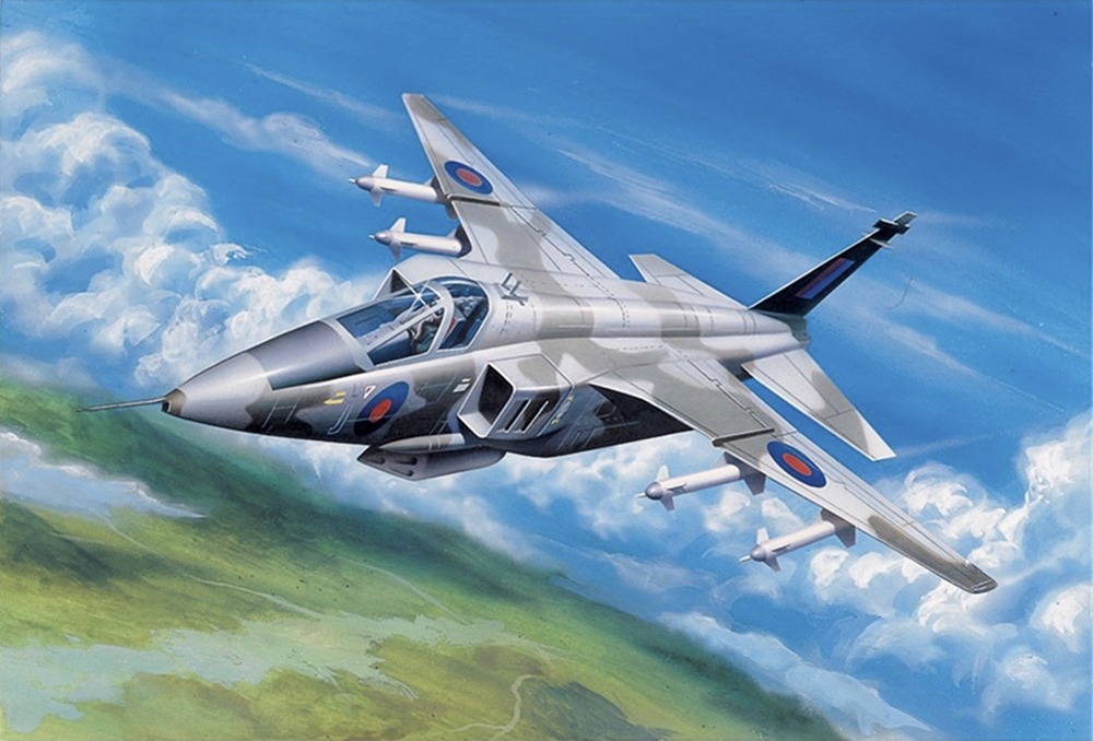 British RAF Sepecat Jaguar Fighter Aircraft