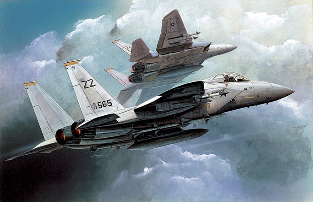 US Air Force F-15C Eagle Fighter Aircraft