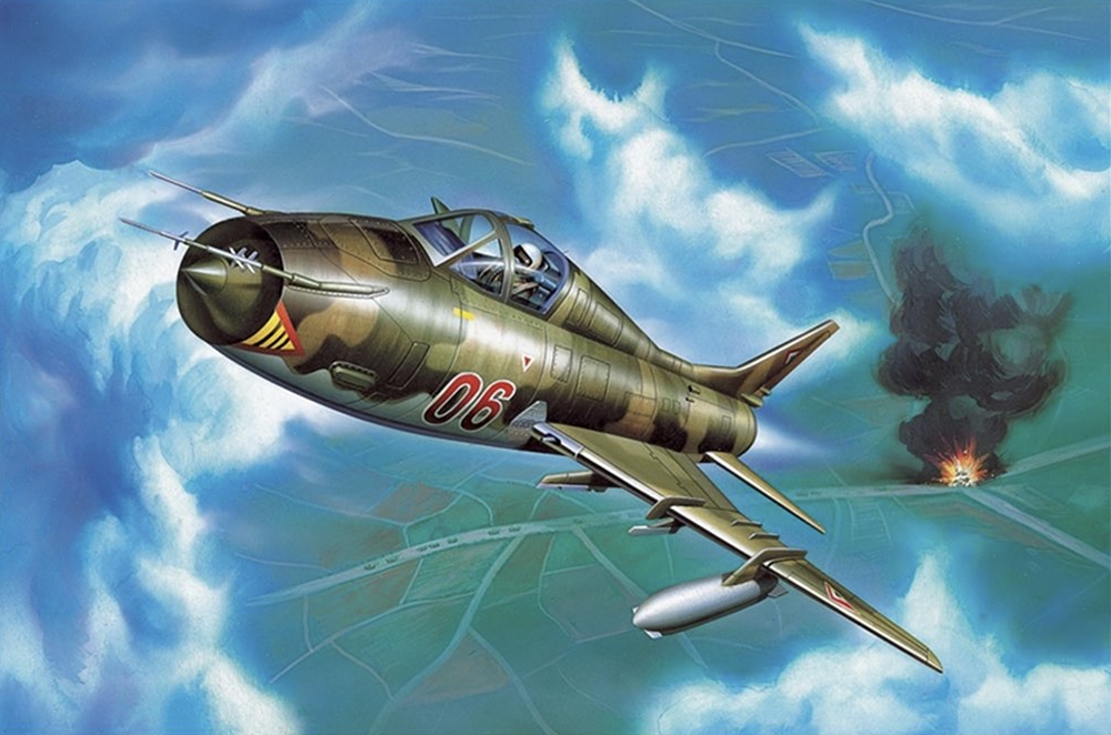 Soviet Air Force Sukhoi Su-22 Fitter Fighter Bomber Aircraft