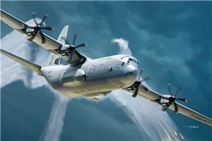 C-130J-30 Super Hercules Military Transport Aircraft