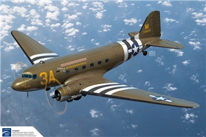 USAAF C-47 Skytrain Military Transport Aircraft
