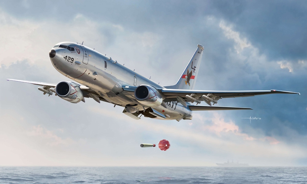 US Navy P-8A Poseidon Maritime Patrol Aircraft