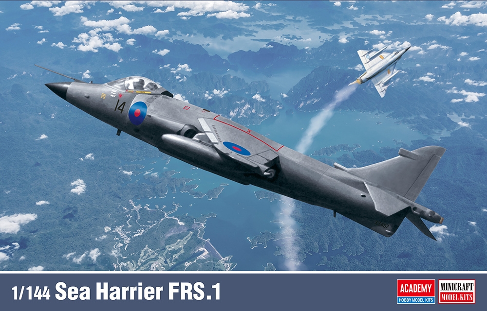 British Royal Navy Sea Harrier FRS.1 V/STOL Strike Fighter