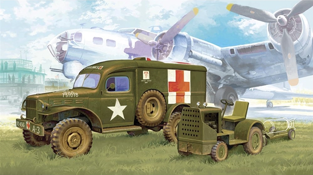 US Army WWII Ambulance & Towing Tractor