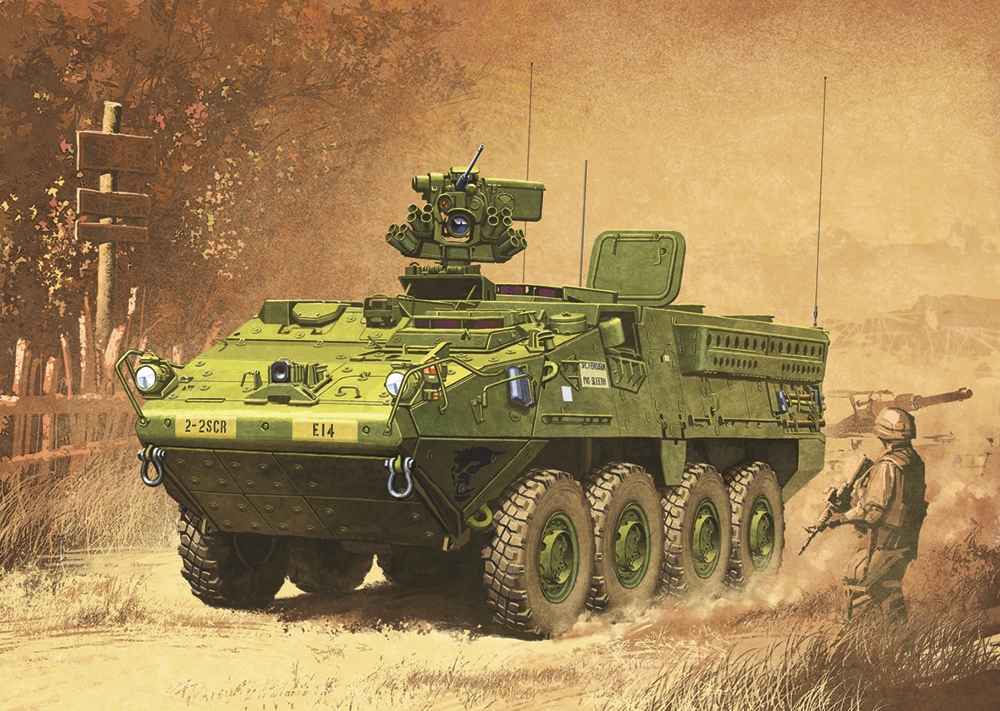 US Army M1126 Stryker ICV Armoured Personnel Carrier