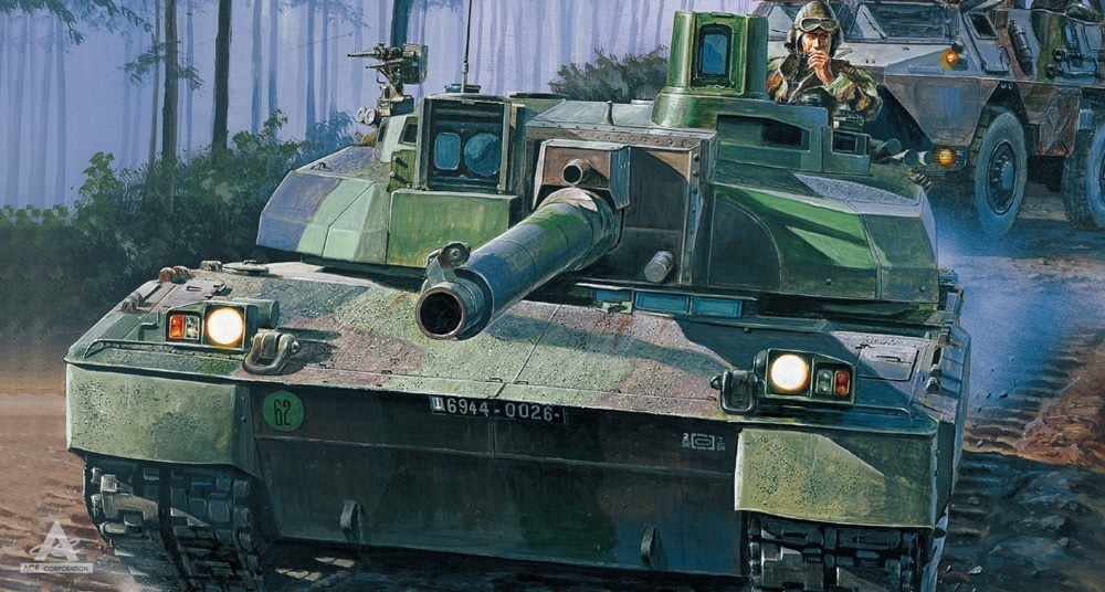 French Army Char Leclerc Main Battle Tank