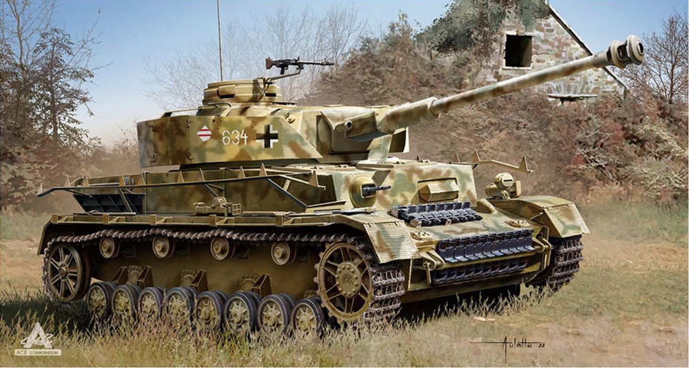 German Army PzKpfw IV Ausf H Medium Tank