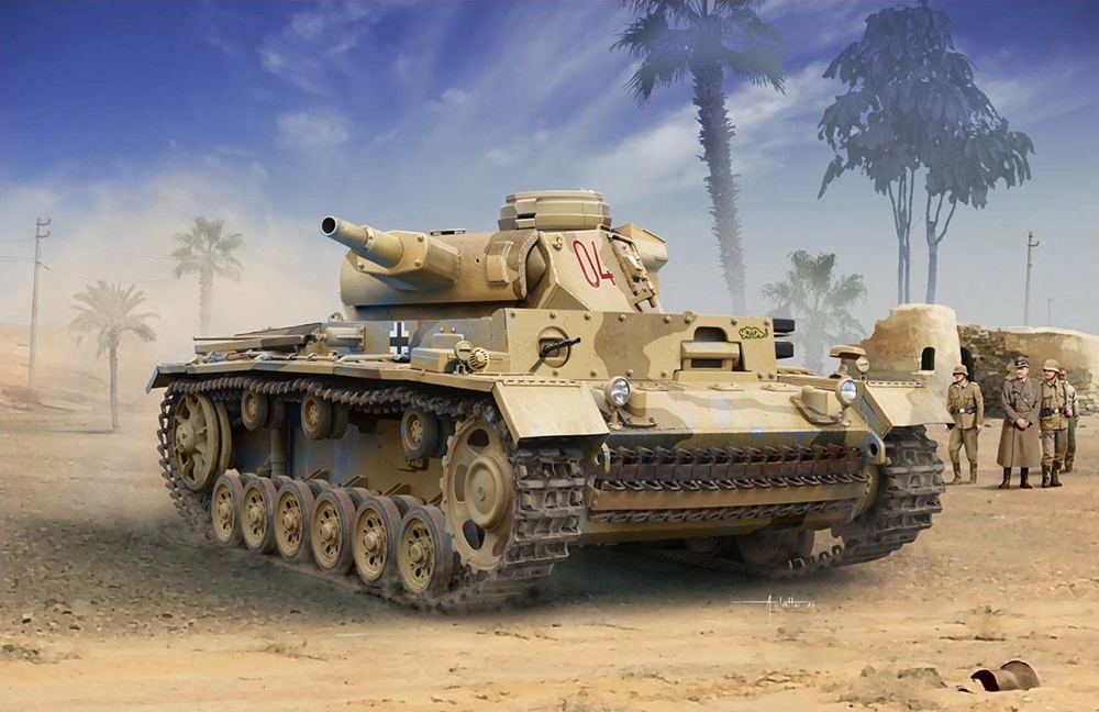 German Army Panzer III Ausf N "Afrika Korps" Medium Tank