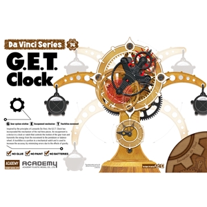 PKAY18185 Da Vinci G.E.T. Clock