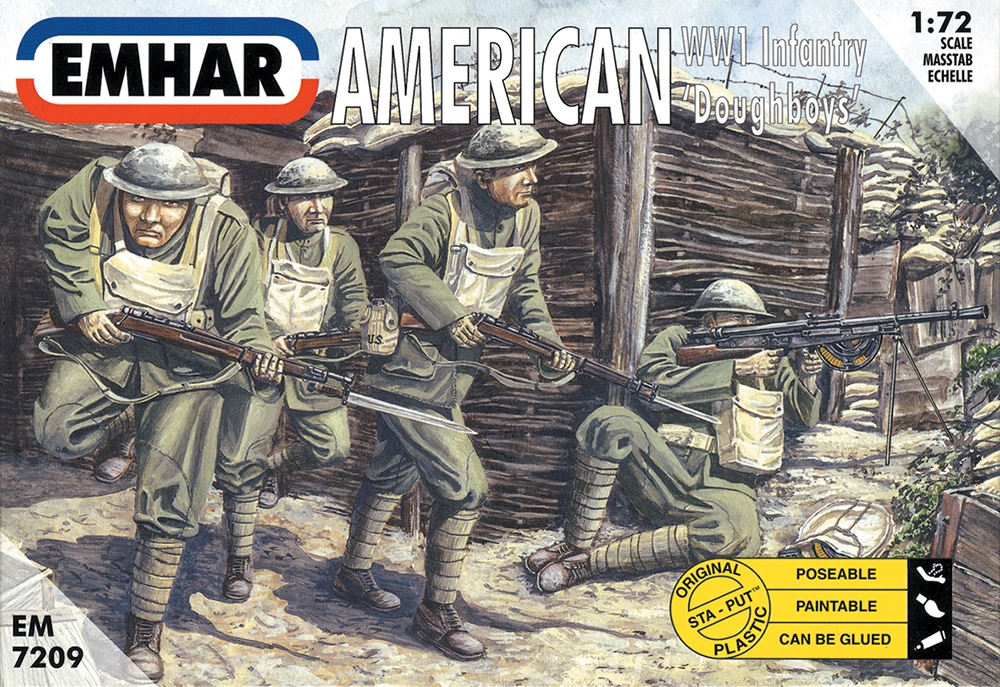 American WWI Infantry 'Doughboys' Figures